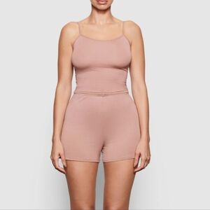 NWT SKIMS KNIT SLEEP SET IN SIENNA SIZE XXS